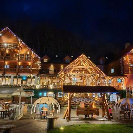 Conacul Radacinilor Hotell Petroşani Exteriör bild